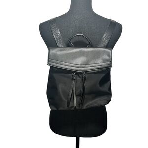 Botkier black nylon trigger mini backpack